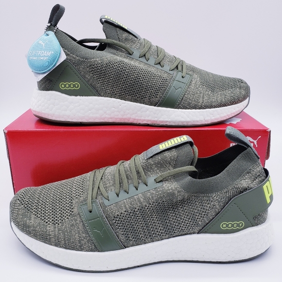 puma nrgy knit olive